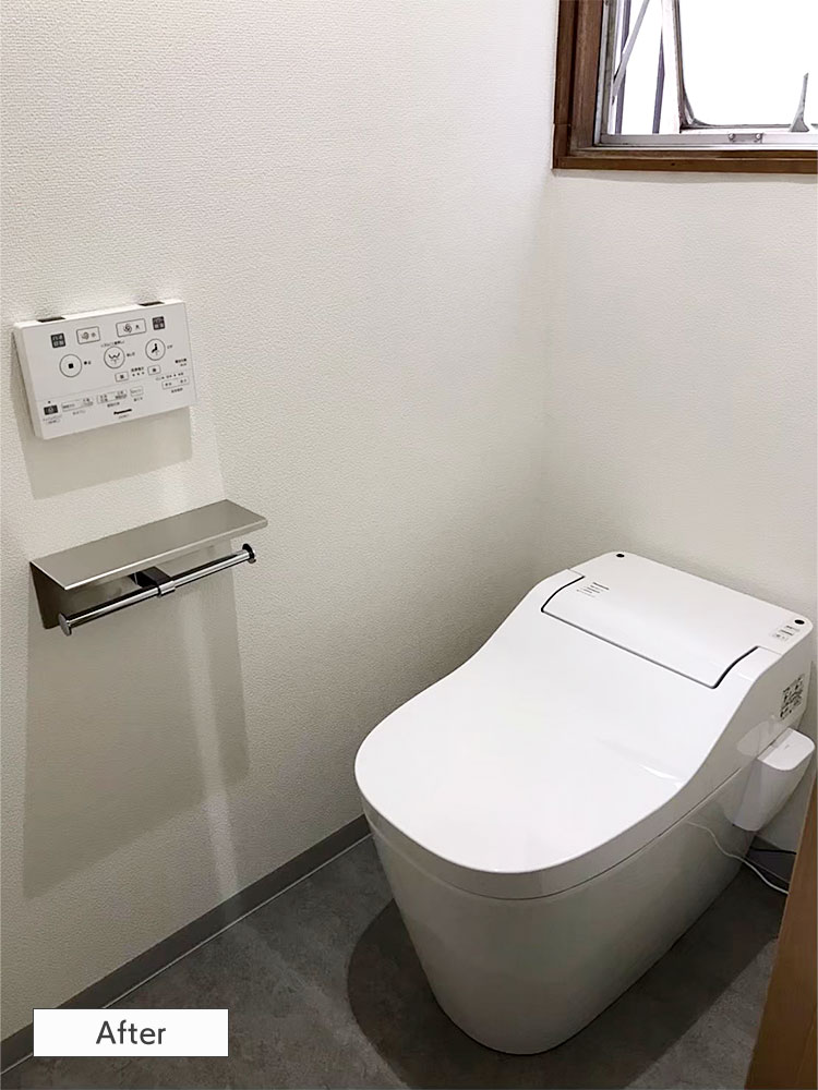 トイレリフォーム施工後